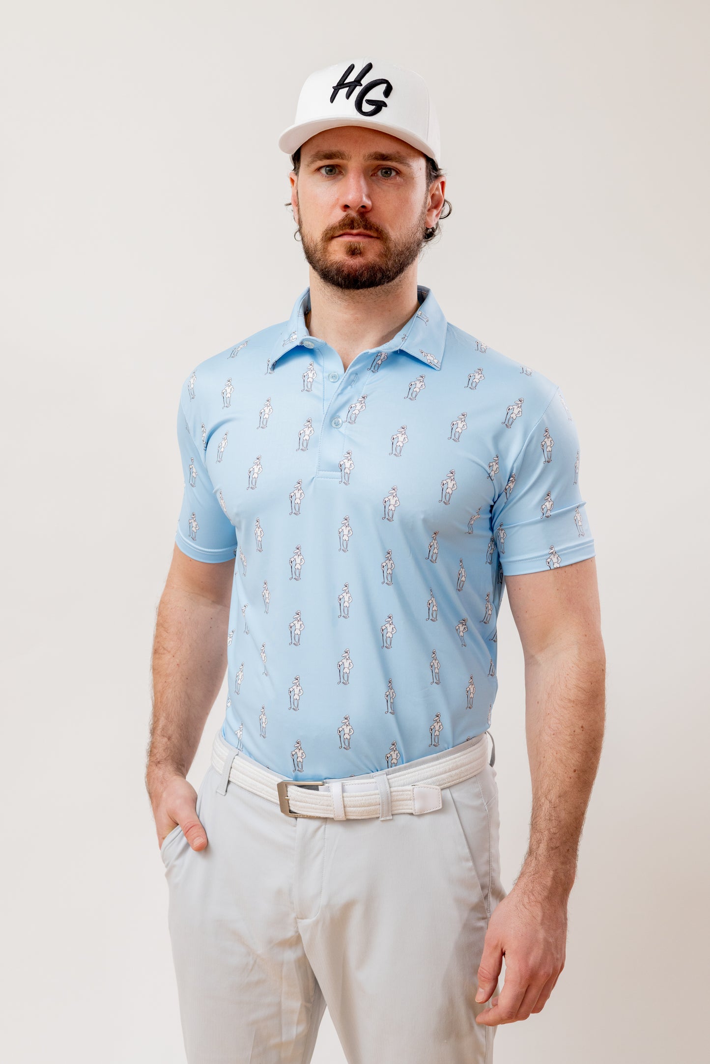 Curtis the Birdus golf shirt