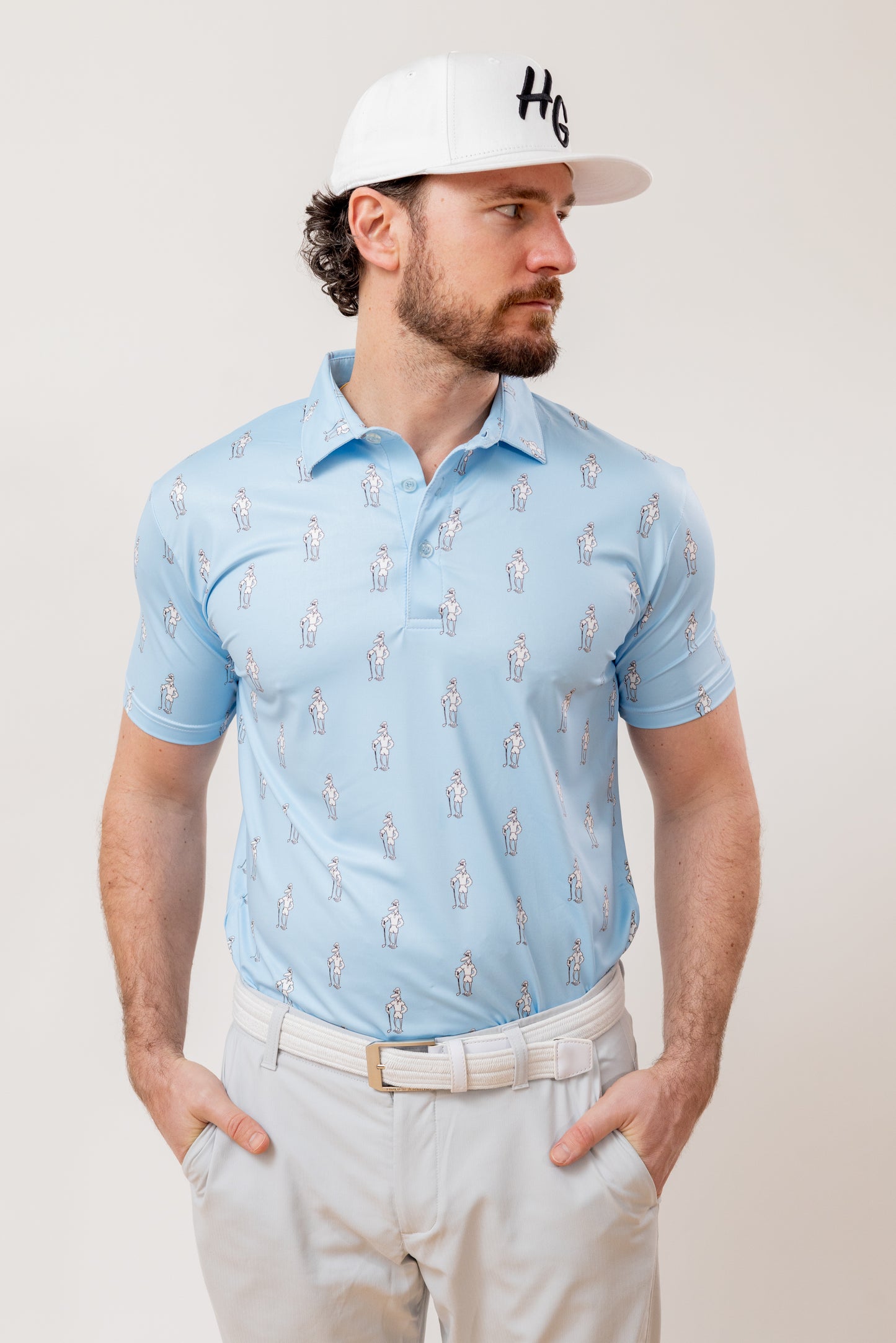 Curtis the Birdus golf shirt