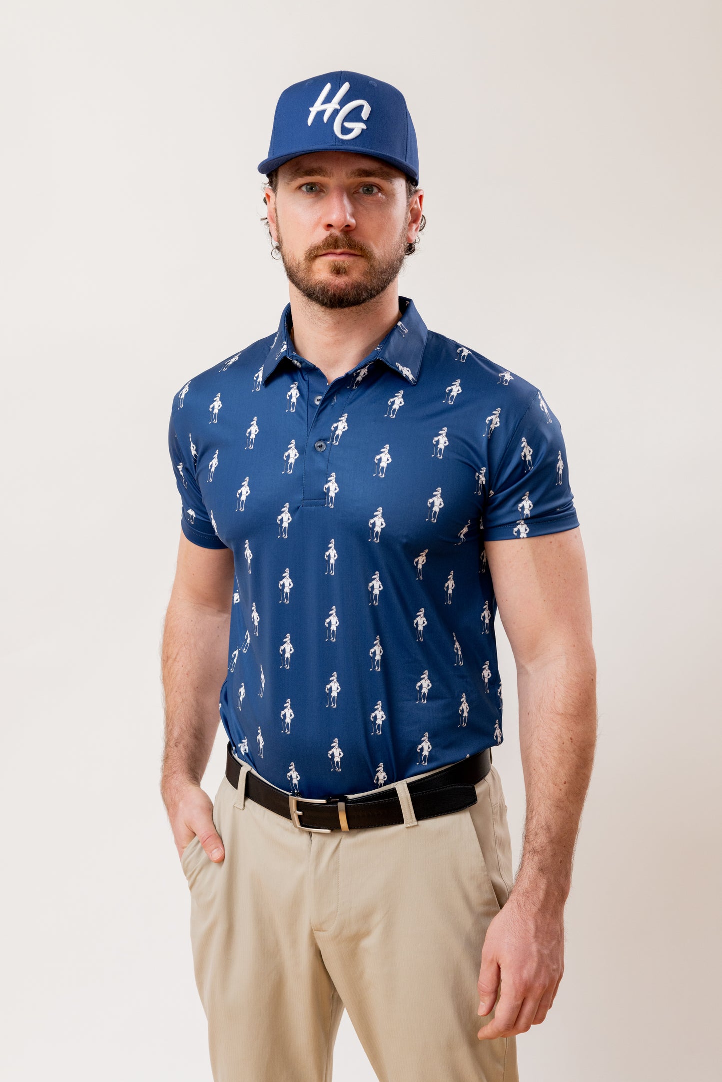 Curtis the Birdus golf shirt