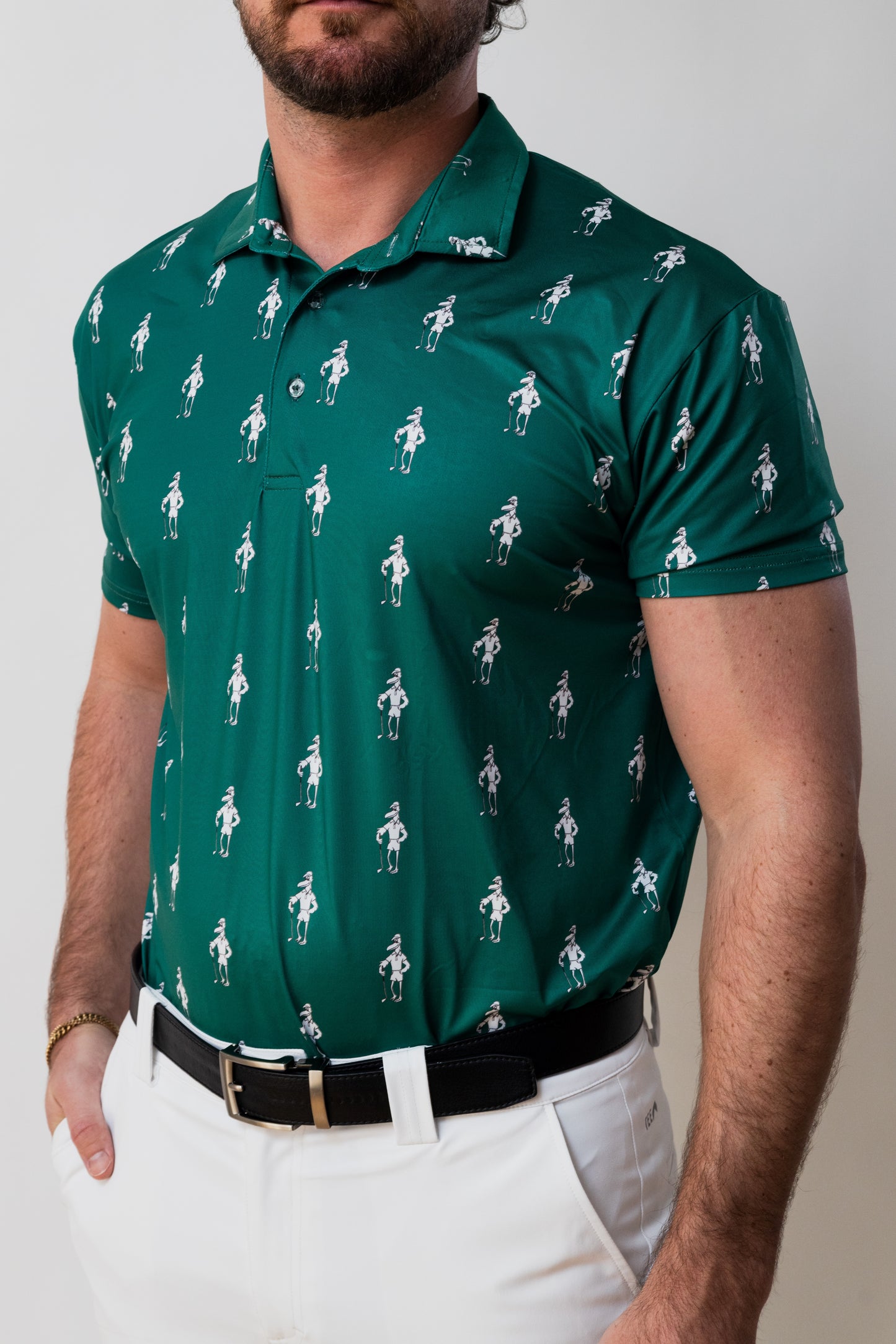 Curtis the Birdus golf shirt