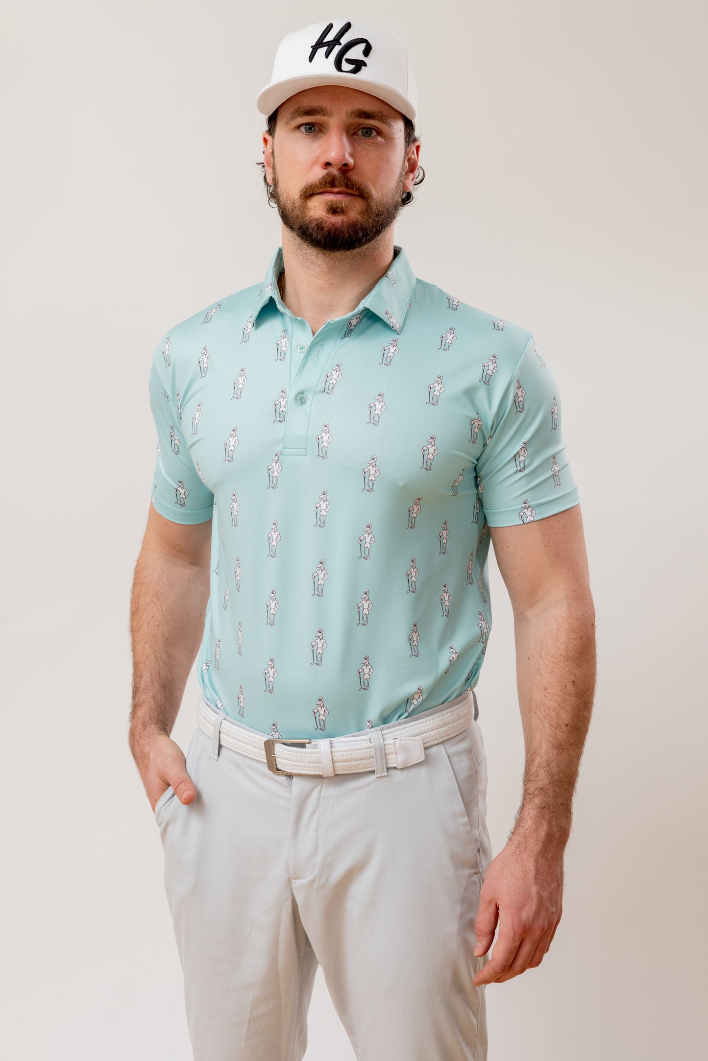 Curtis the Birdus golf shirt