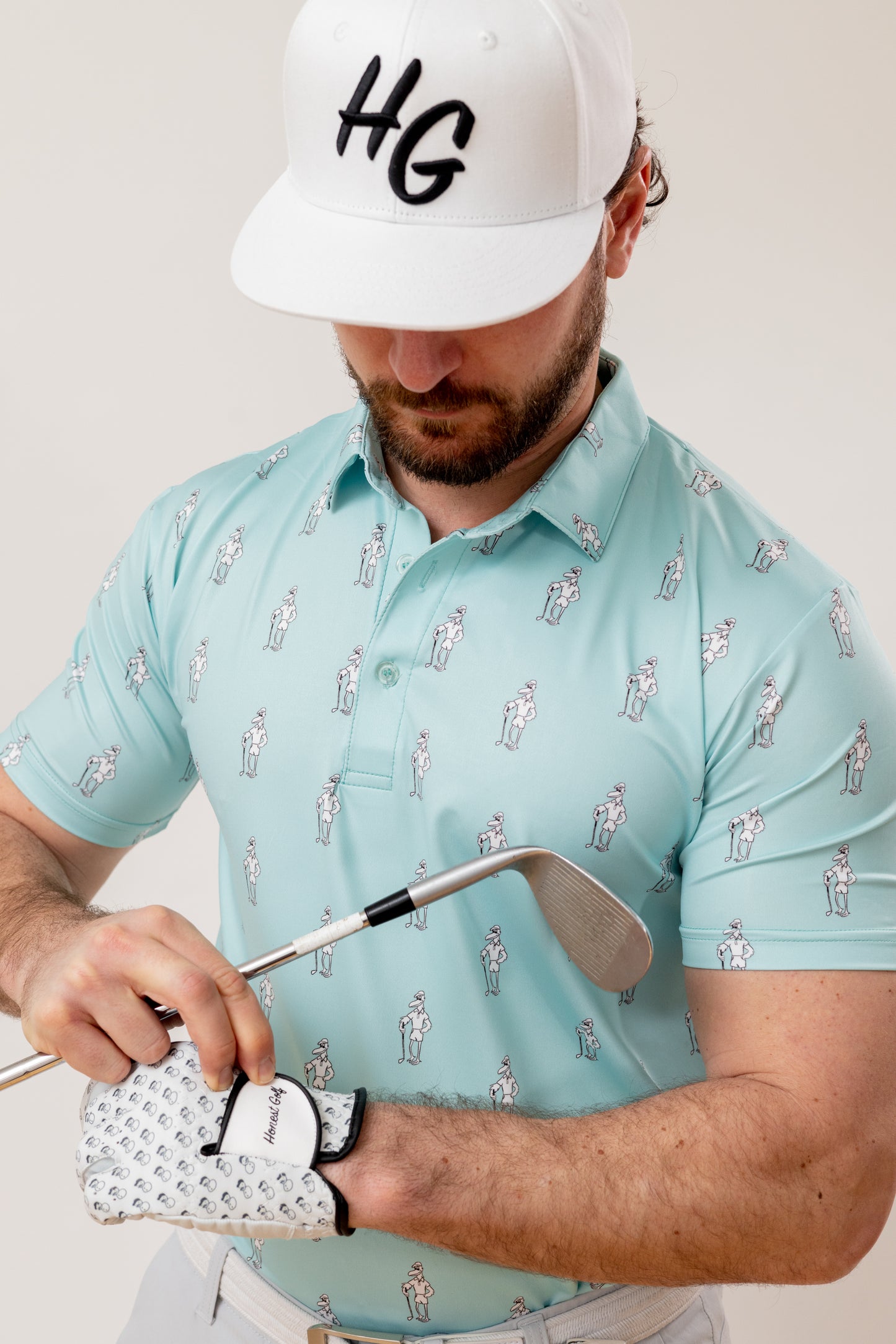 Curtis the Birdus golf shirt