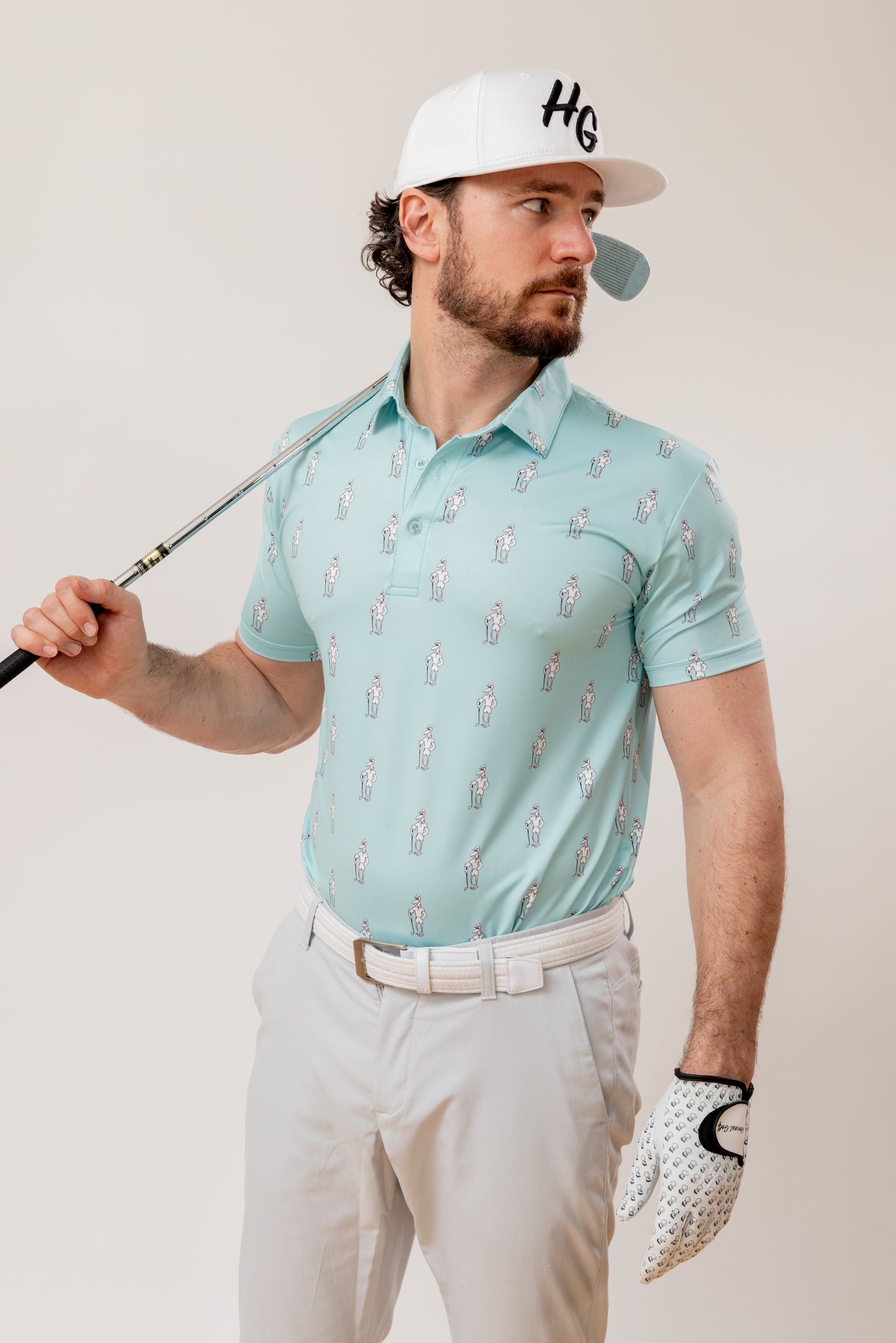 Curtis the Birdus golf shirt