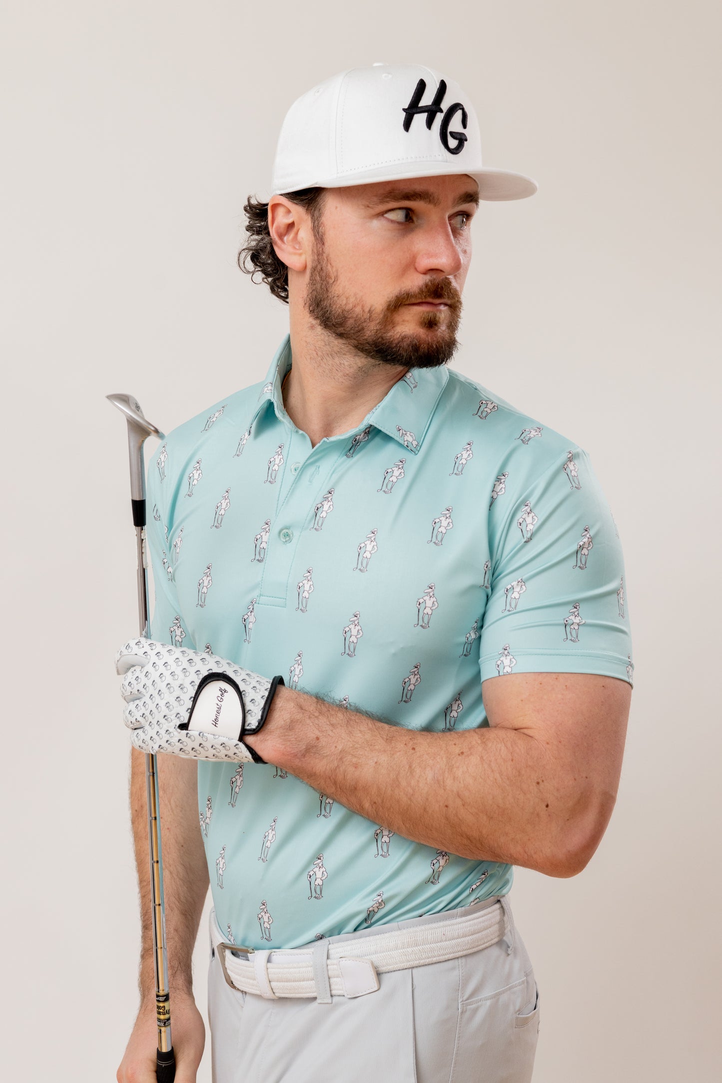 Curtis the Birdus golf shirt