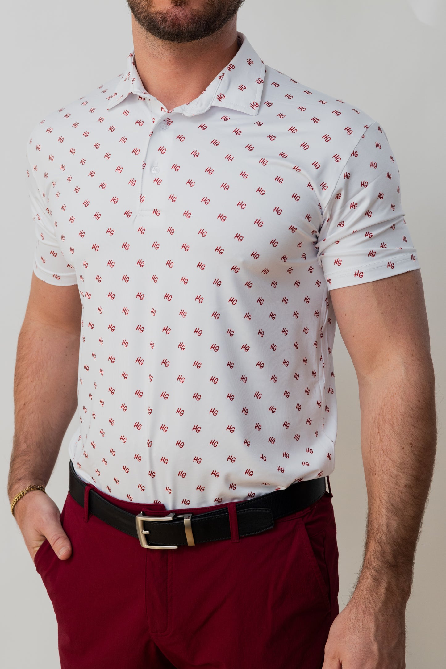 HG Polka Dot Golf Shirt