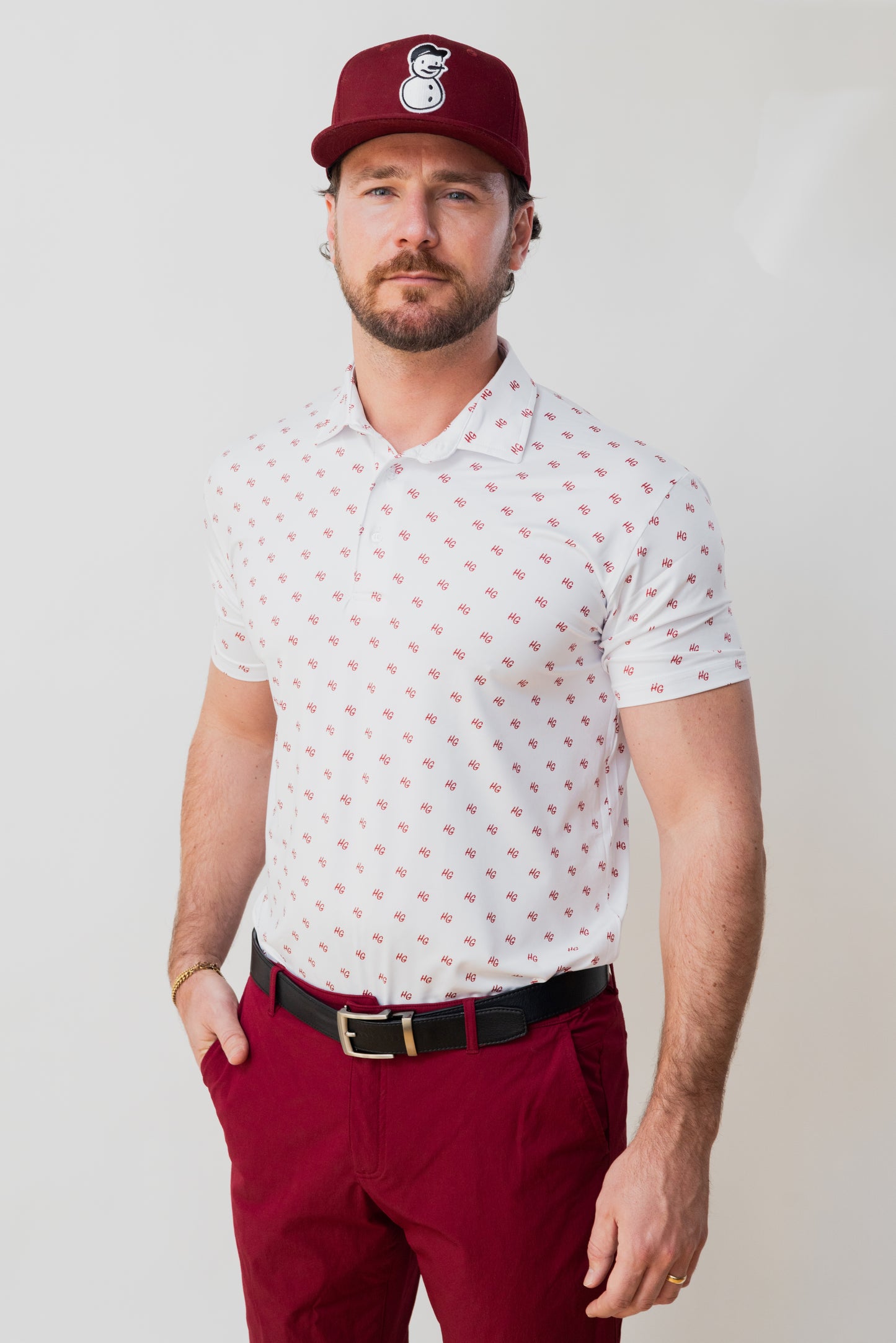 HG Polka Dot Golf Shirt