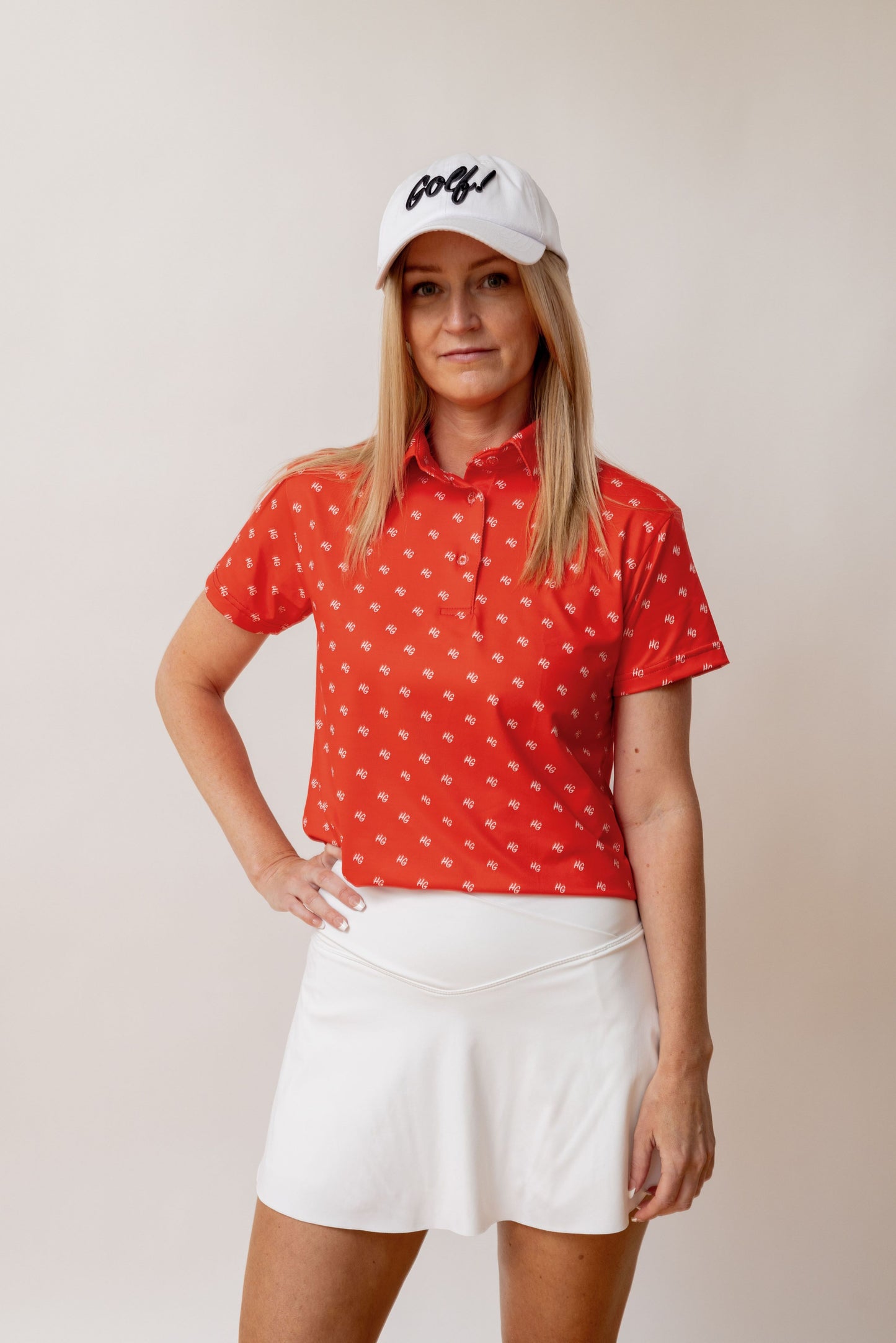 HG Polka Dot Women's Golf Shirt