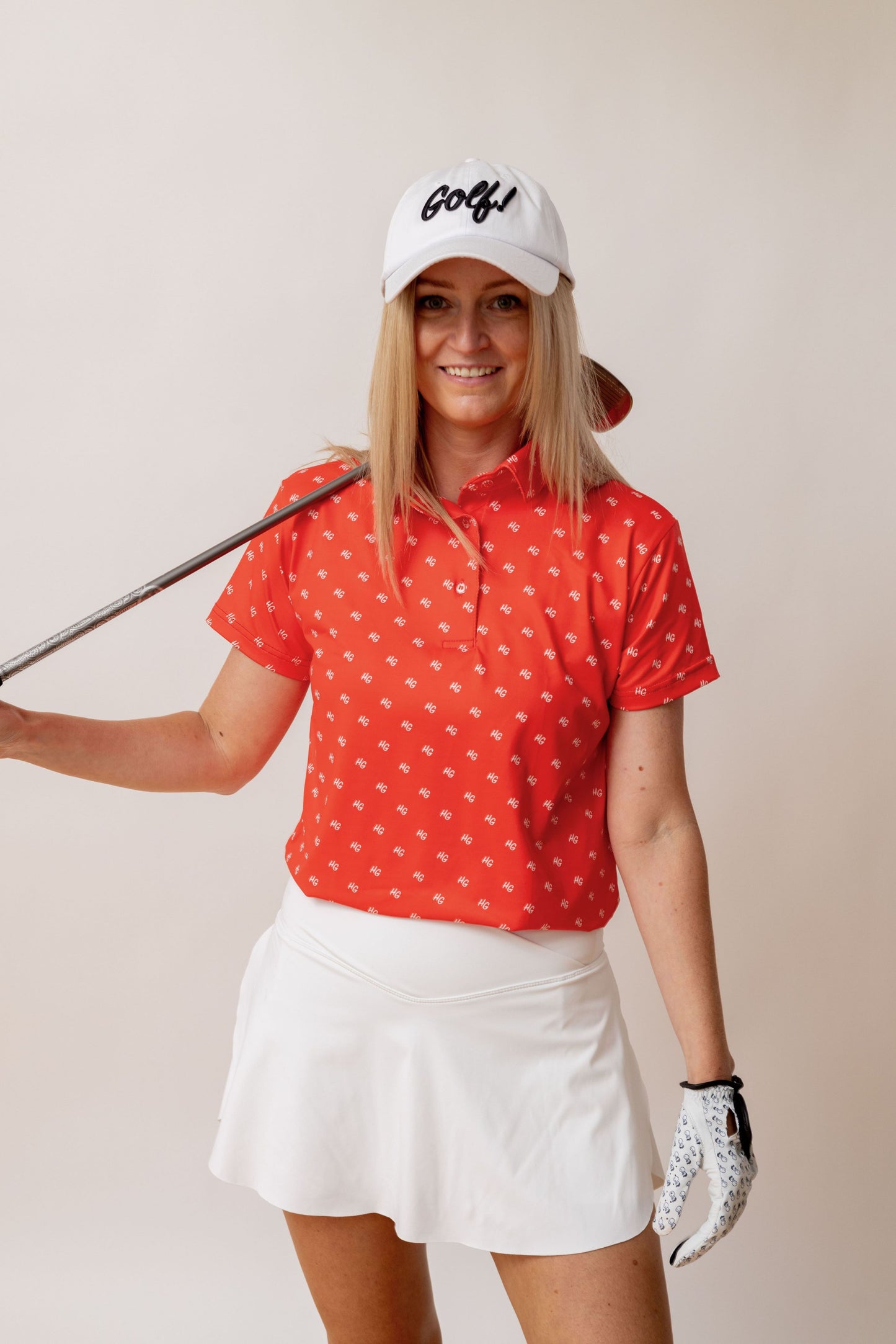 HG Polka Dot Women's Golf Shirt