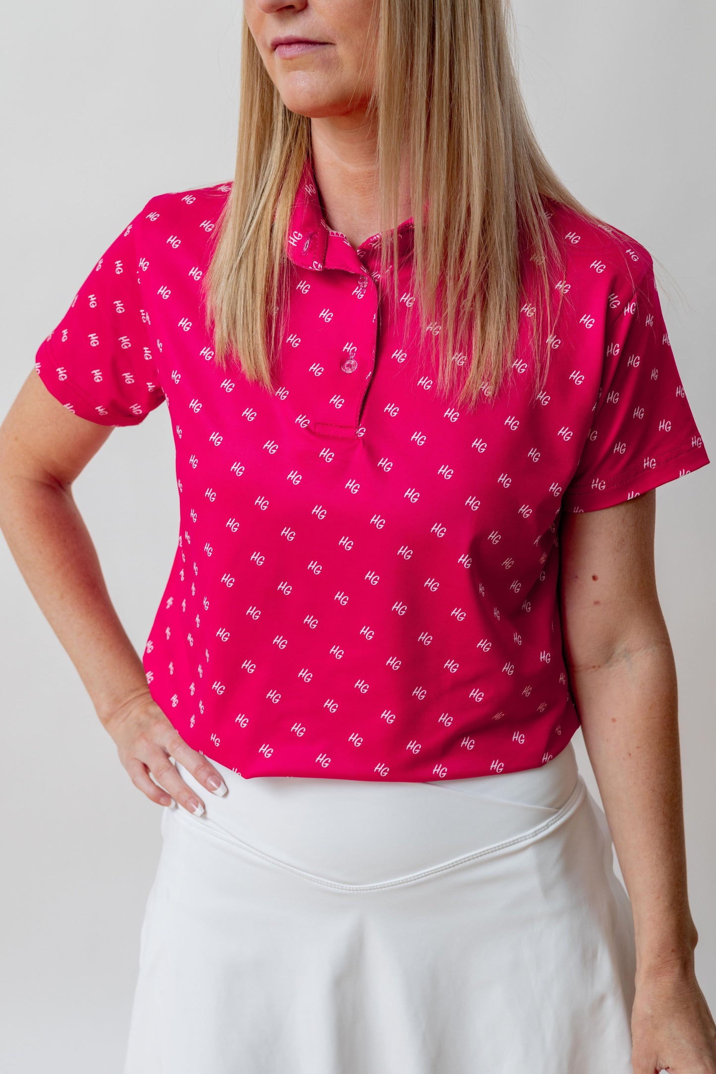 HG Polka Dot Women's Golf Shirt