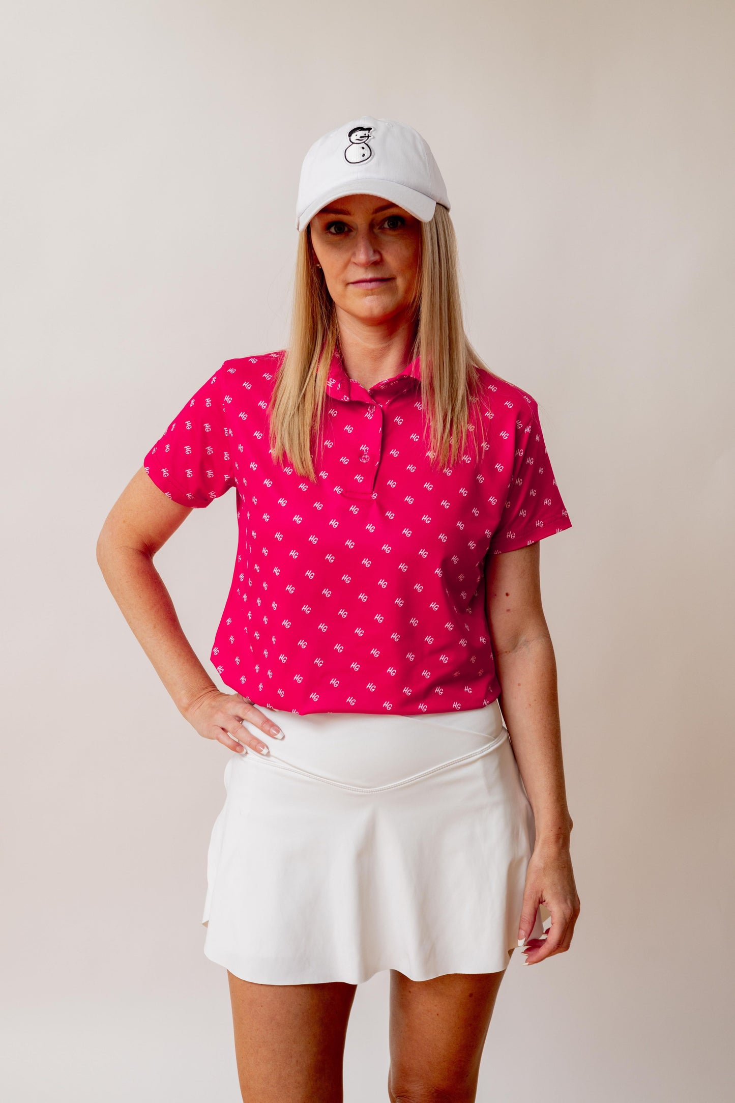 HG Polka Dot Women's Golf Shirt