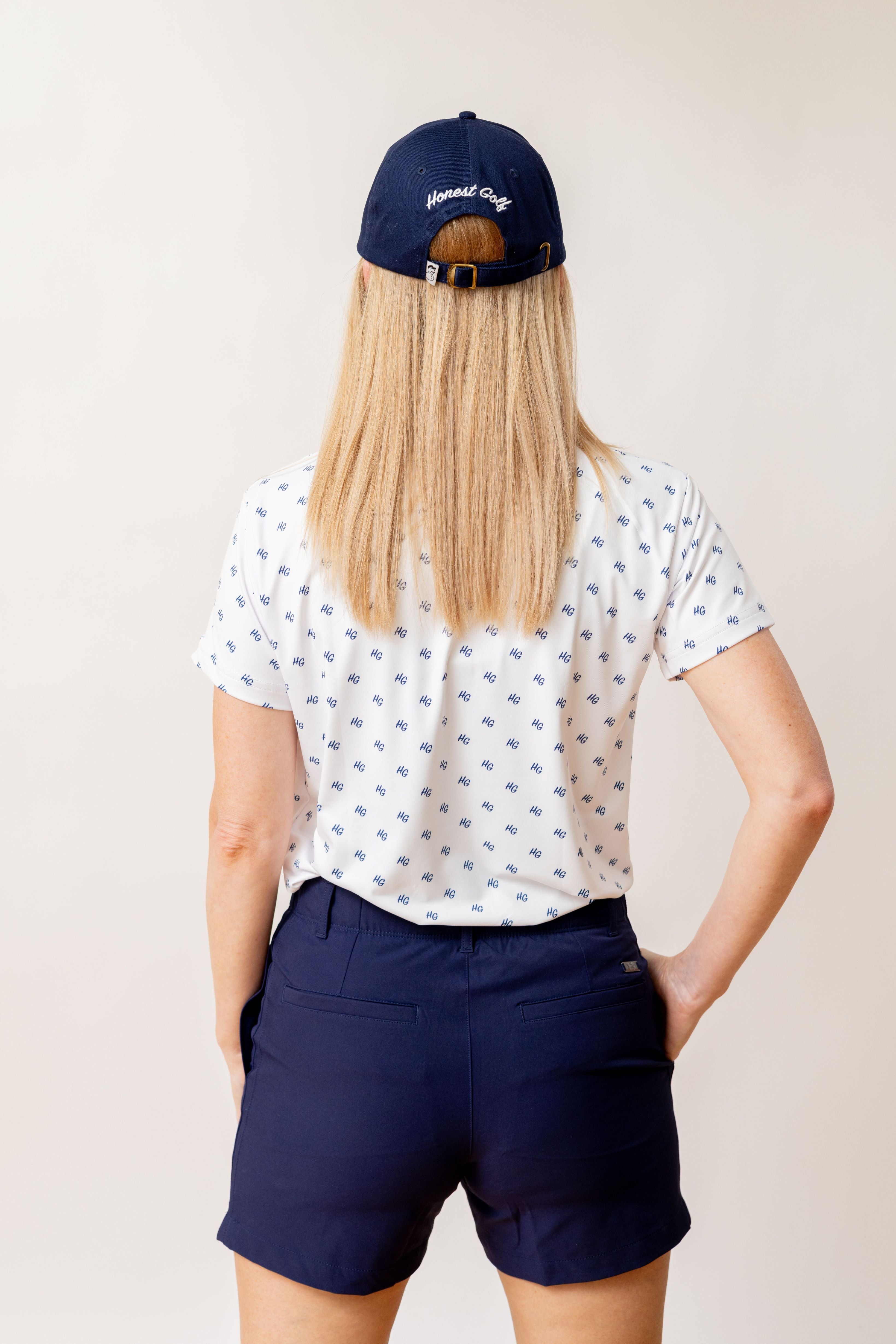 Polka dot sale golf shirt