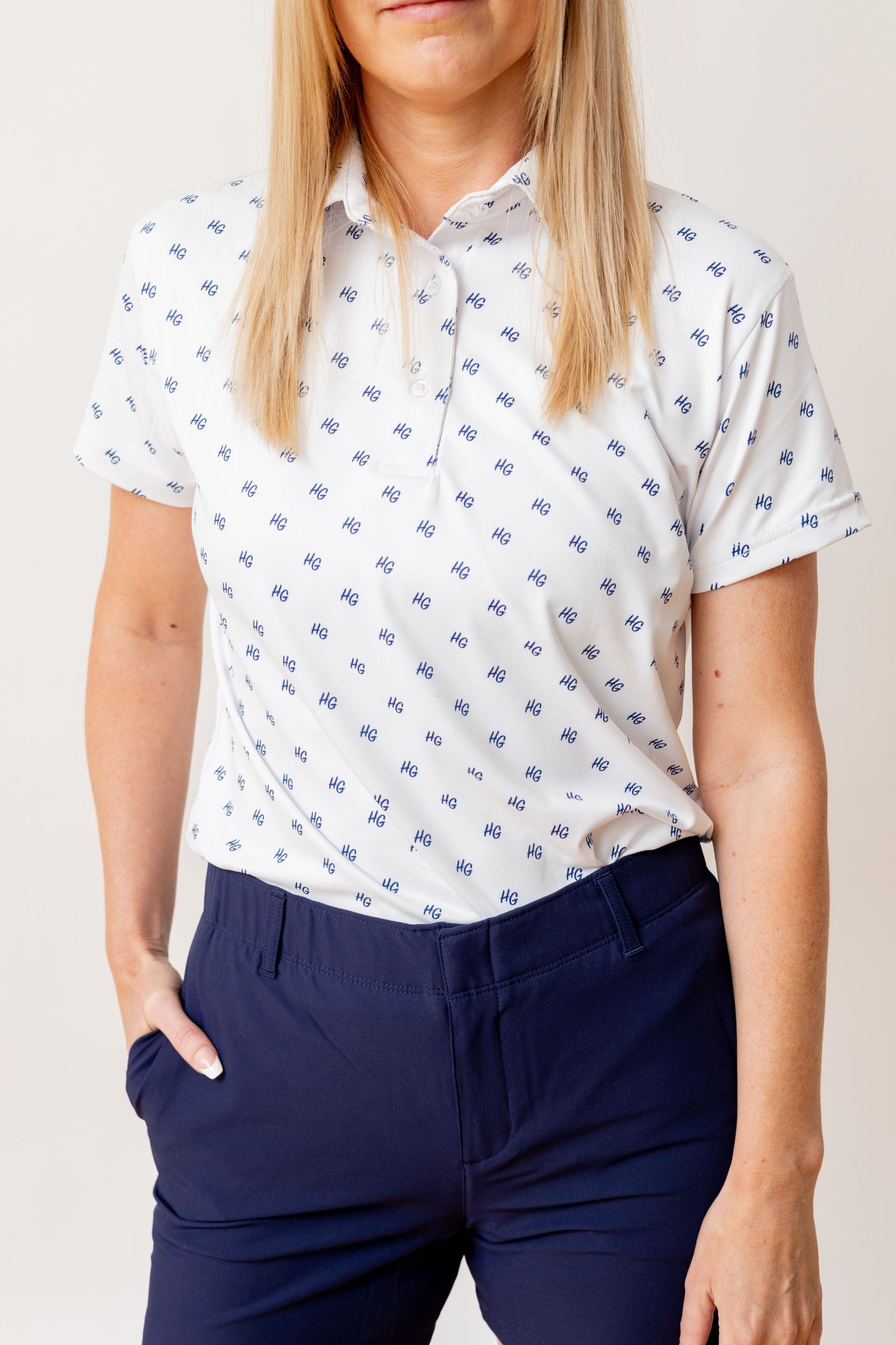 HG Polka Dot Women's Golf Shirt