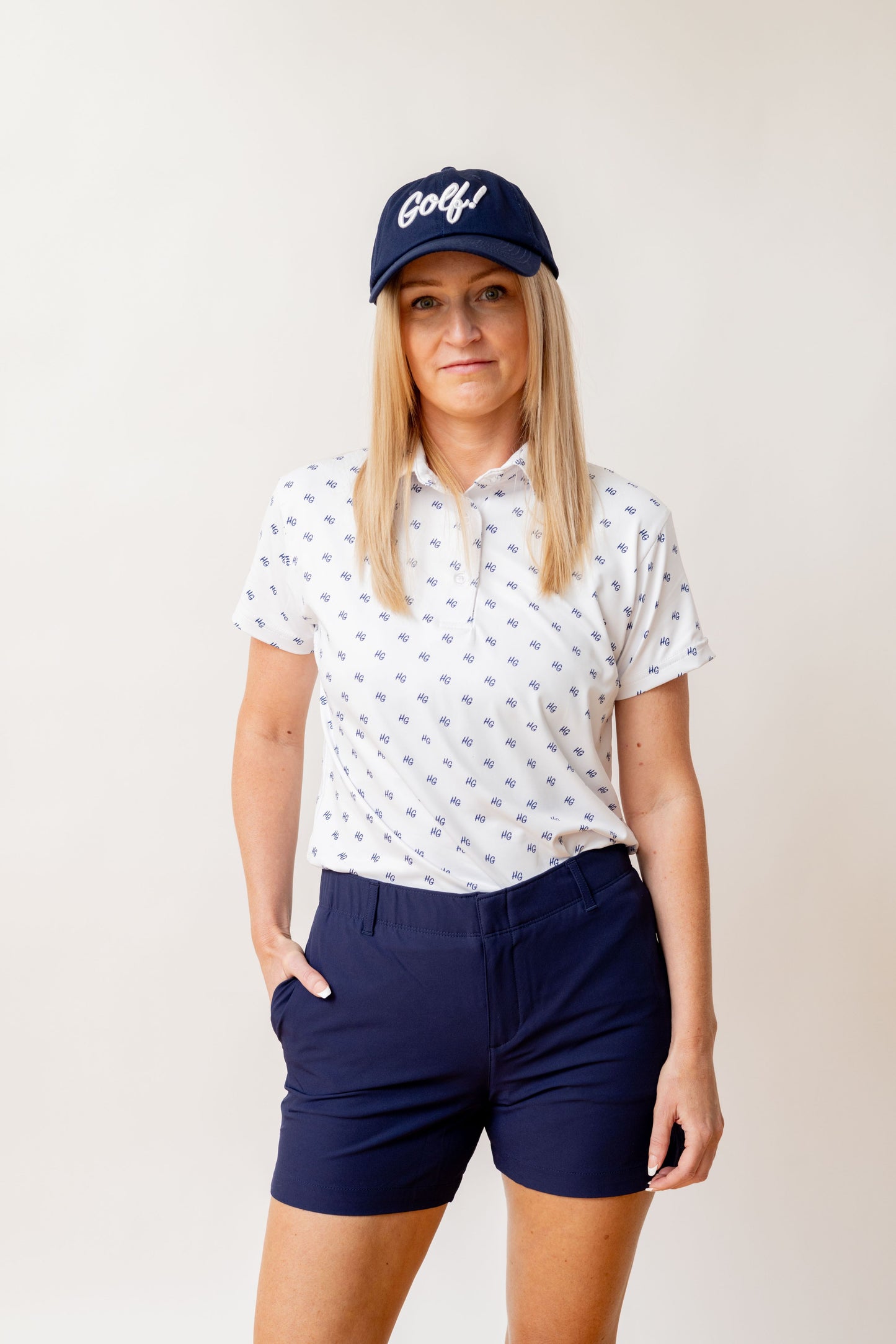 HG Polka Dot Women's Golf Shirt