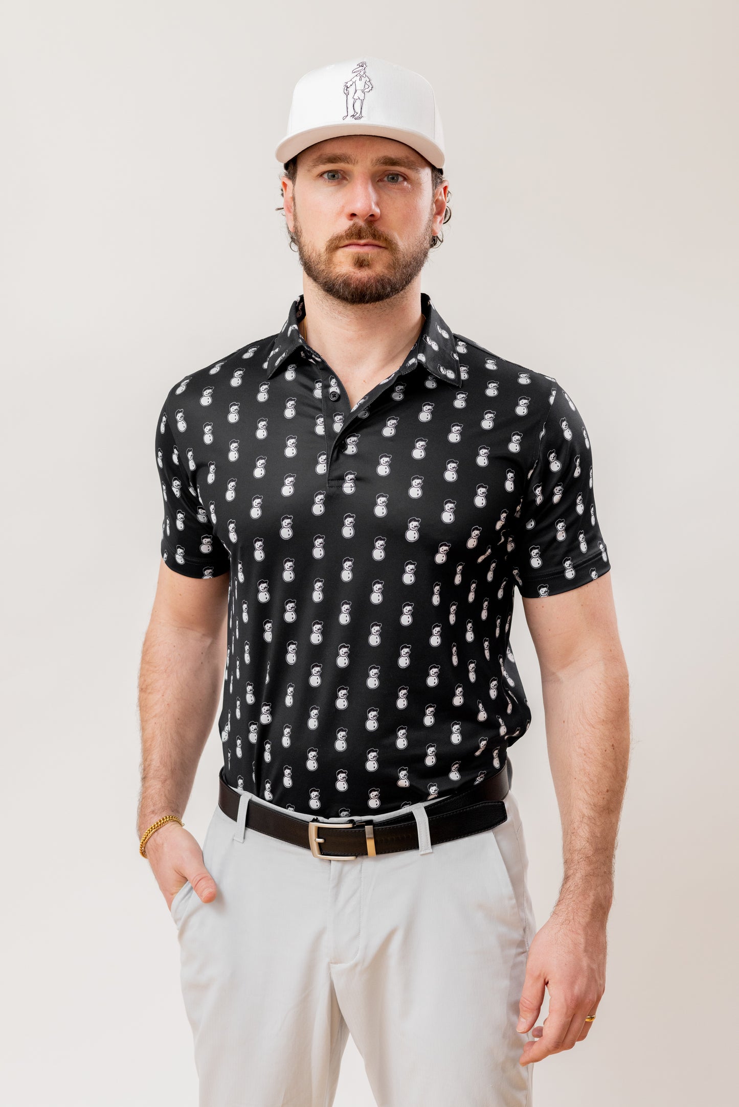 Neighthan the Snowman golf shirt