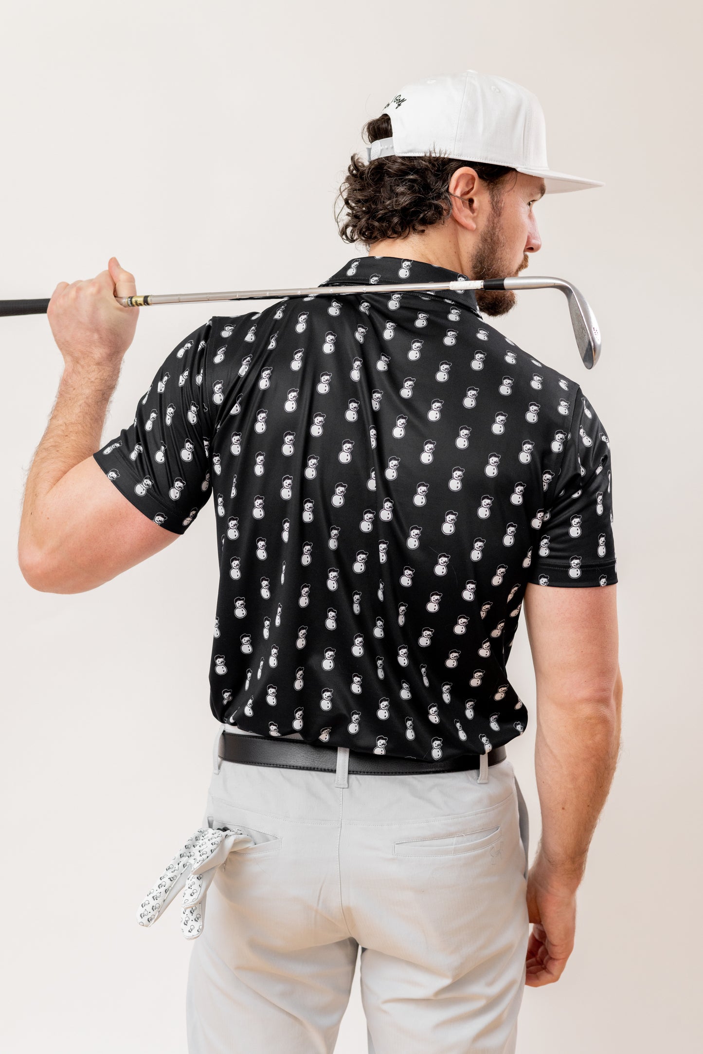 Neighthan the Snowman golf shirt