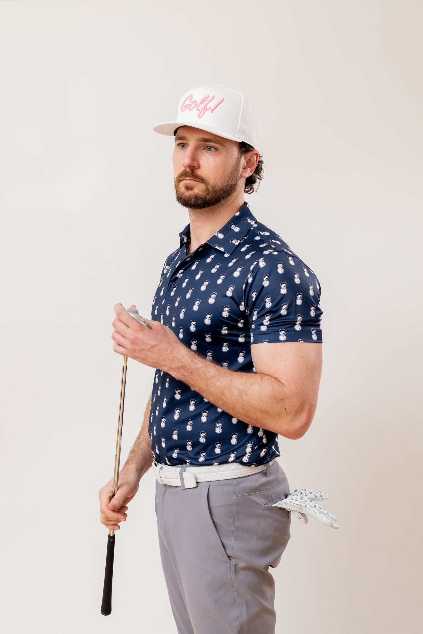 Neighthan the Snowman golf shirt