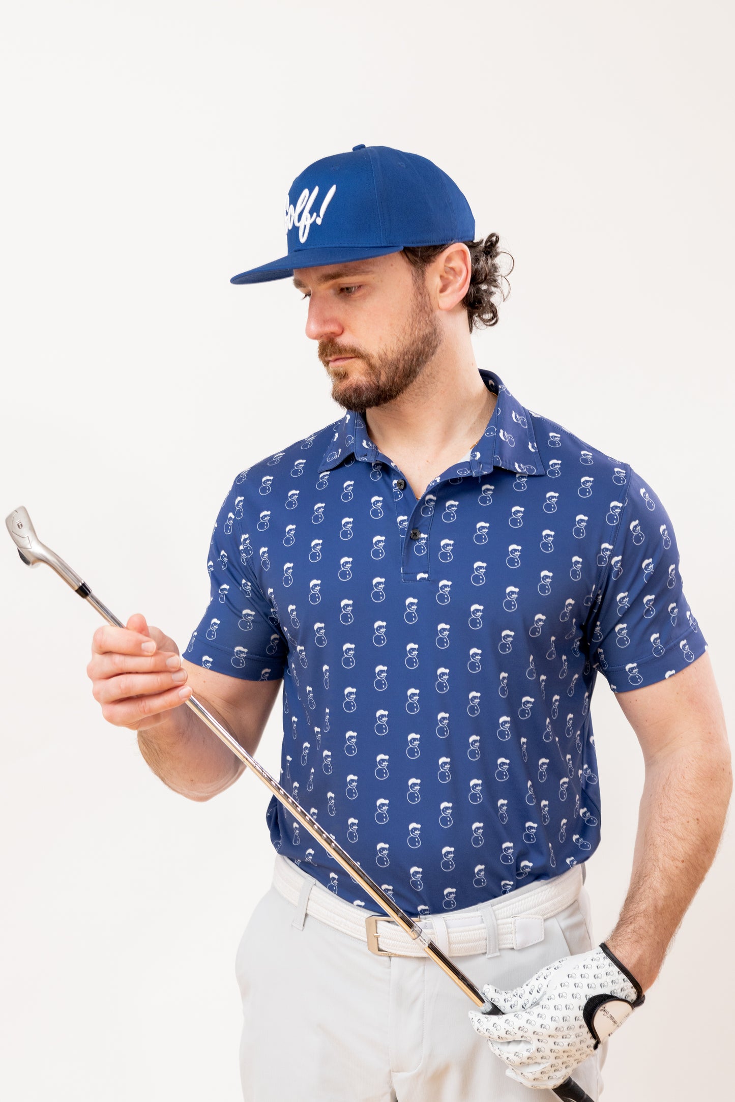 Neighthan the Snowman golf shirt