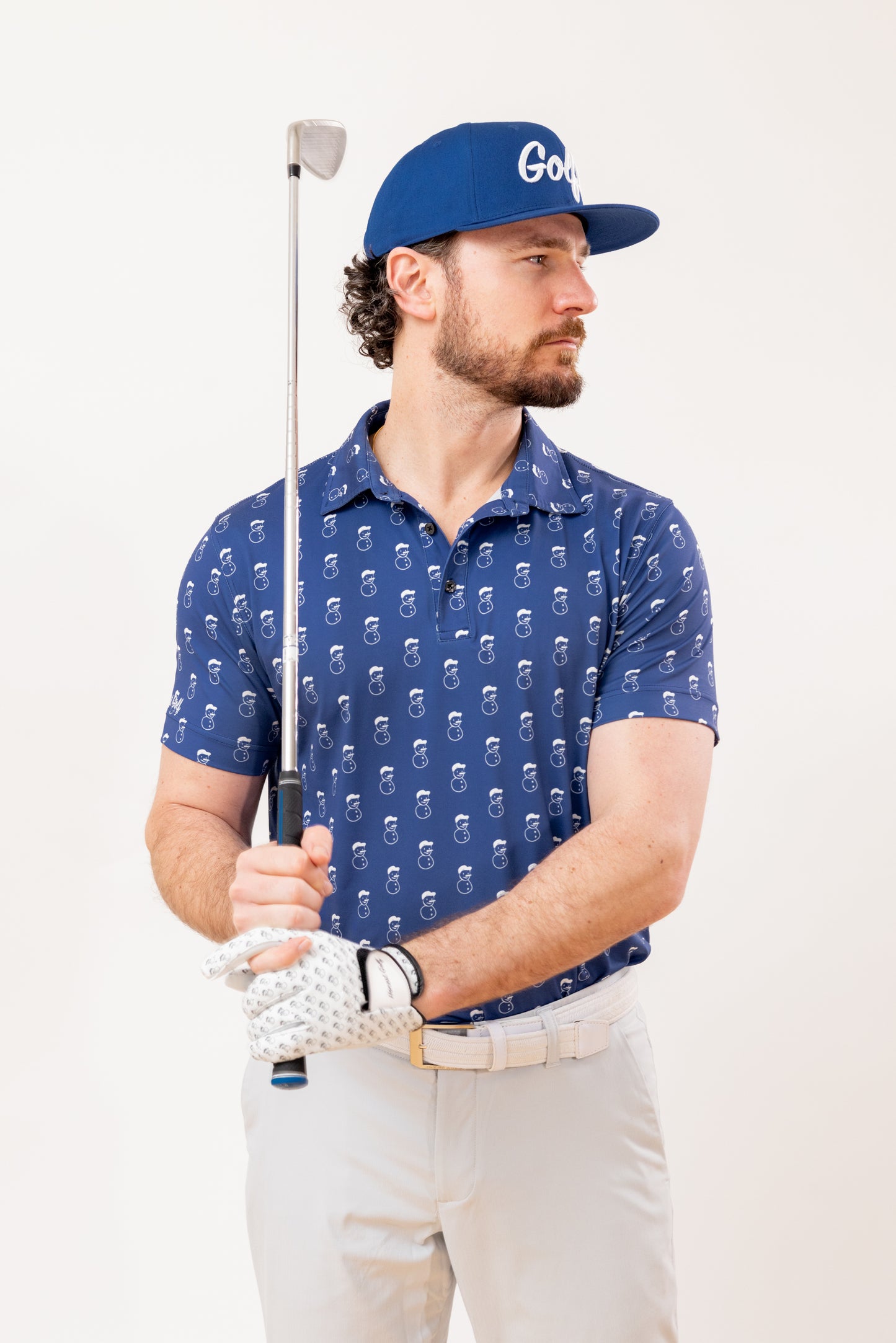 Neighthan the Snowman golf shirt