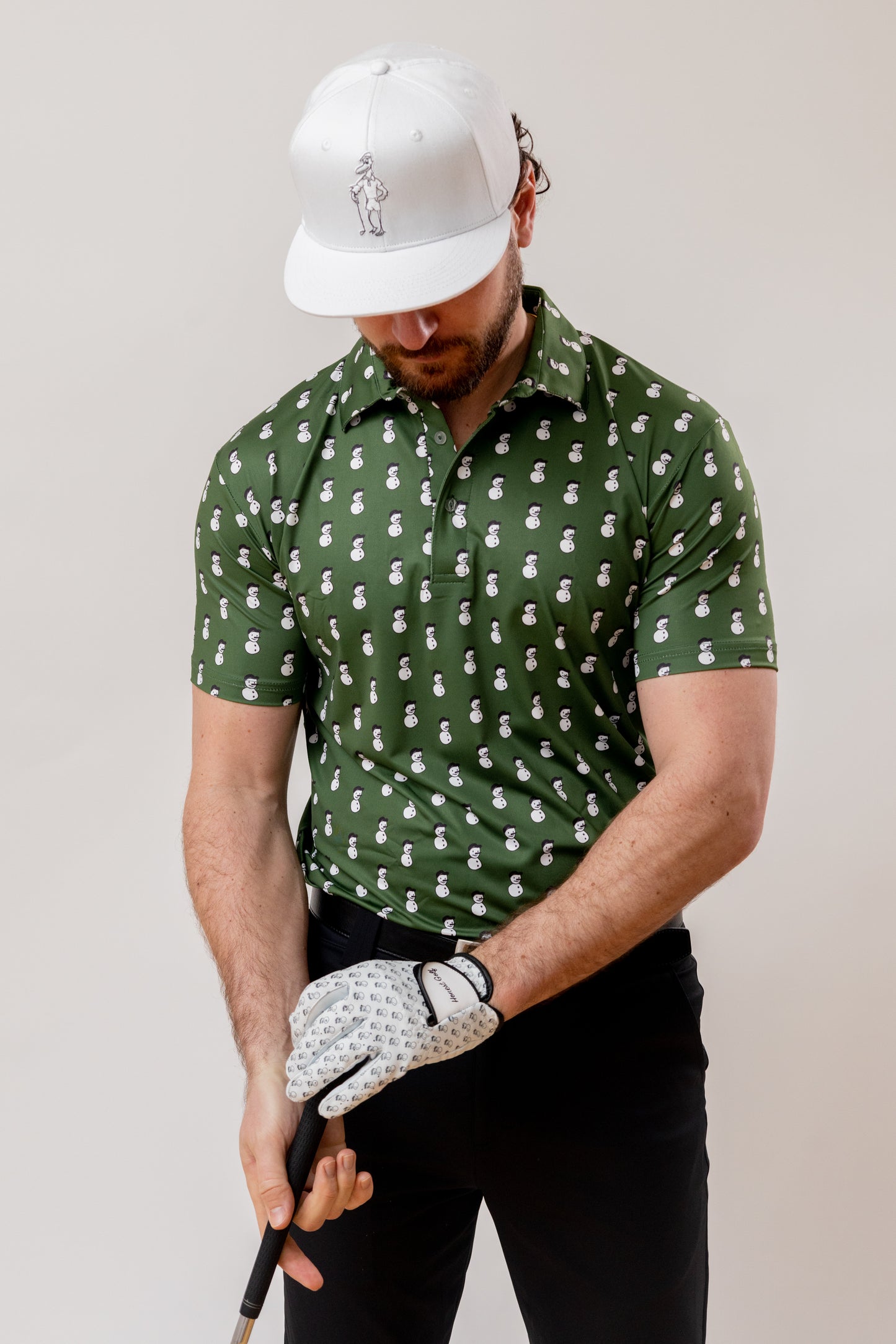 Neighthan the Snowman golf shirt