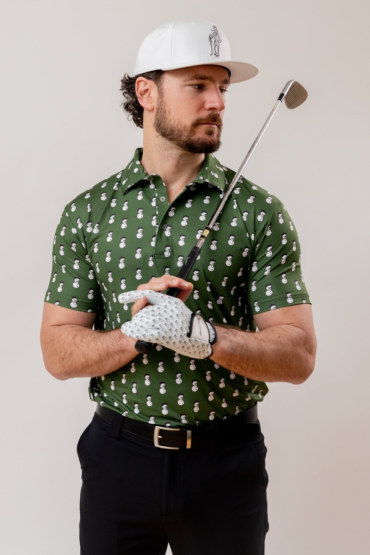 Neighthan the Snowman golf shirt