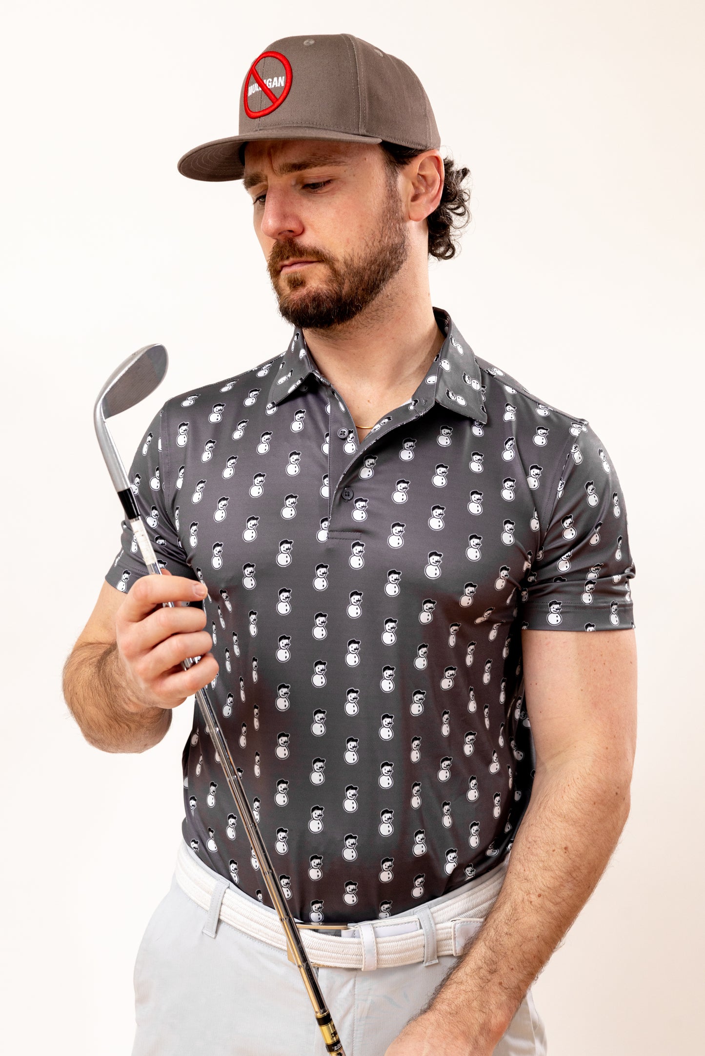 Neighthan the Snowman golf shirt