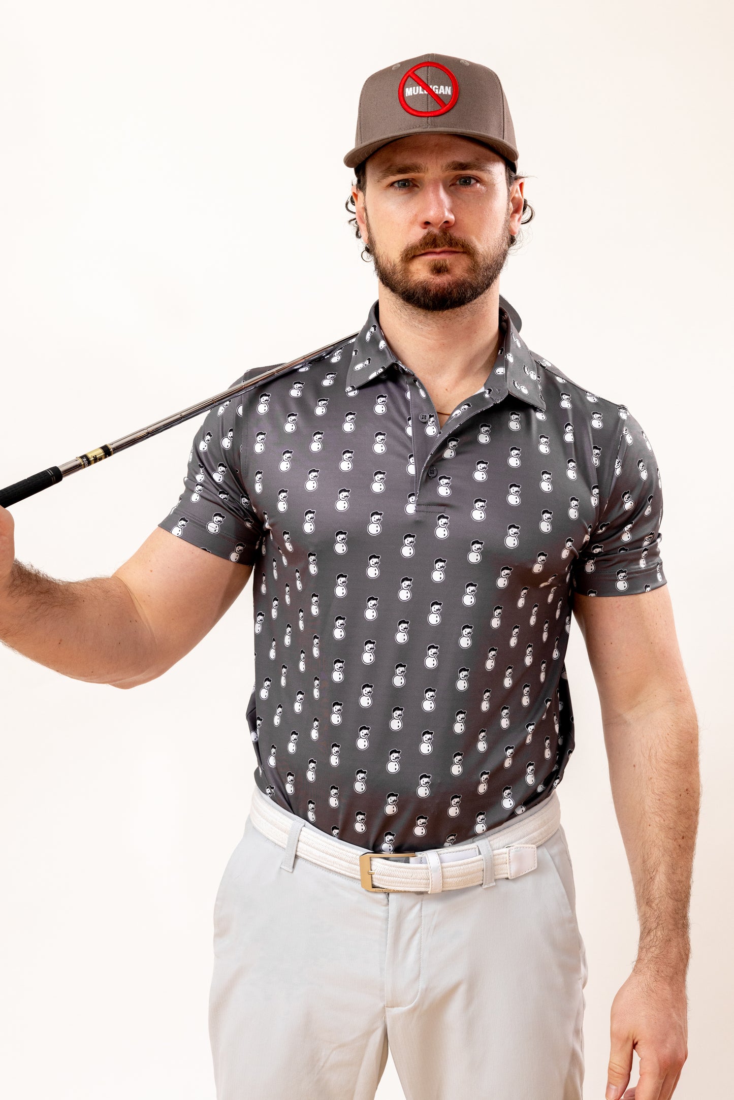 Neighthan the Snowman golf shirt