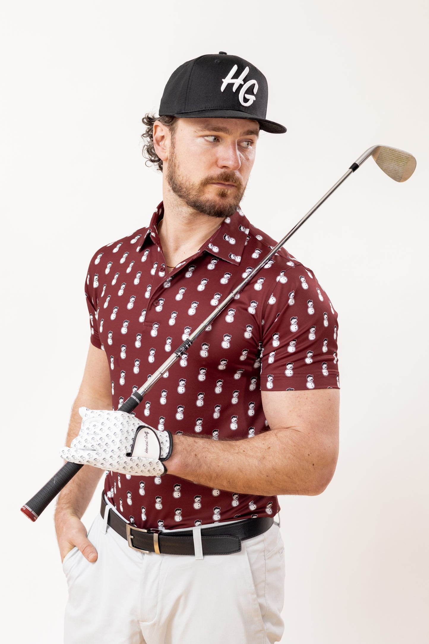 Neighthan the Snowman golf shirt