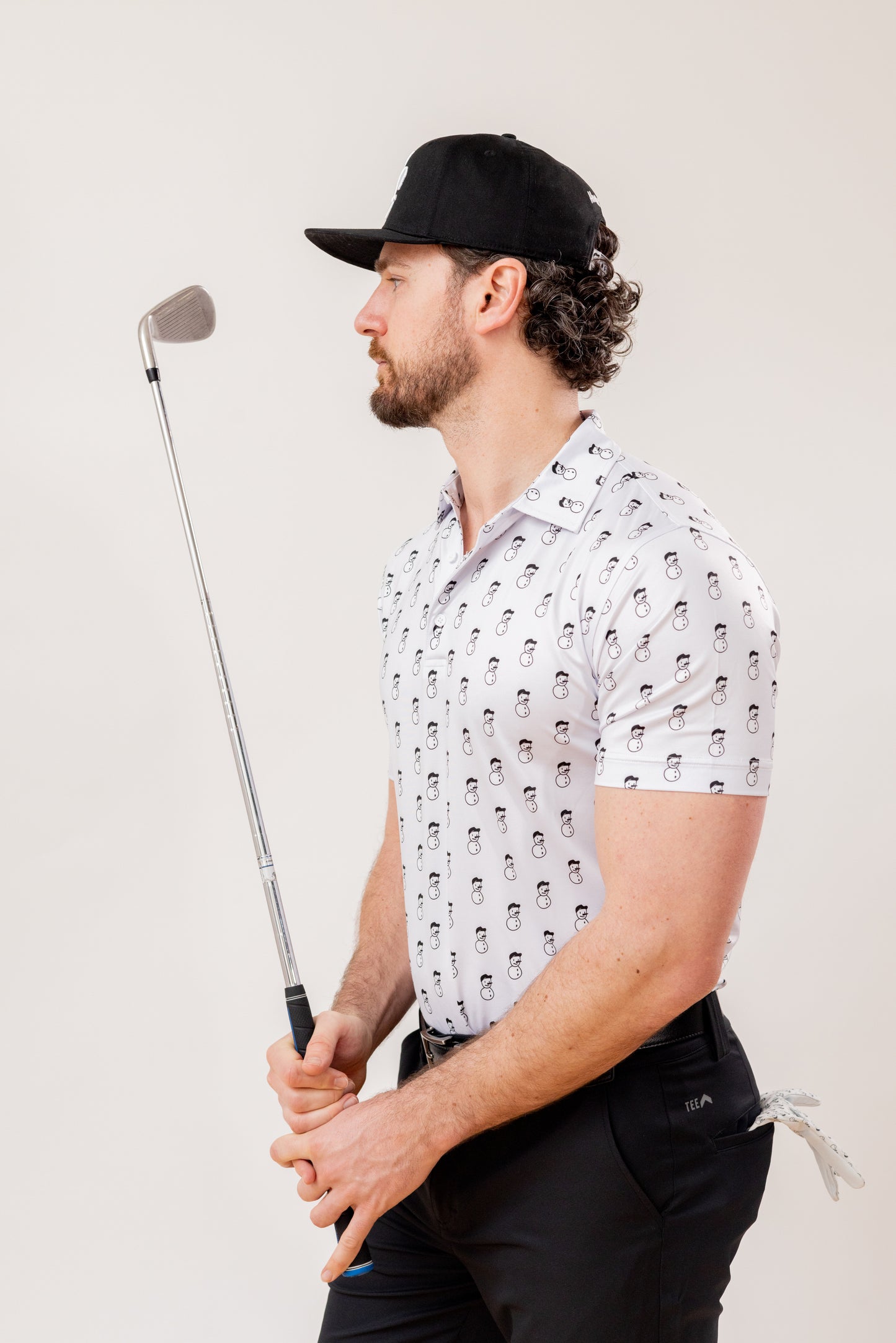 Neighthan the Snowman golf shirt